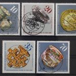 DDR, MiNr. 2182-2186, zentrisch gestempelt