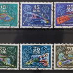 DDR, MiNr. 2176-2181, zentrisch gestempelt