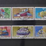 DDR, MiNr. 2126-2131, zentrisch gestempelt