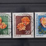 DDR, MiNr. 854-856, zentrisch gestempelt