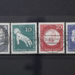 DDR, MiNr. 857-860, zentrisch gestempelt