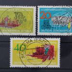 DDR, MiNr. 895-897, zentrisch gestempelt