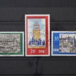 DDR, MiNr. 2086-2088, zentrisch gestempelt