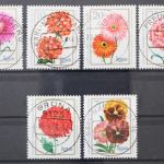 DDR, MiNr. 2070-2075, zentrisch gestempelt