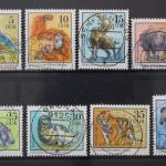 DDR, MiNr. 2030-2037, zentrisch gestempelt