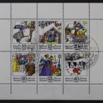 DDR, MiNr. 1995-2000 Kleinbogen, U-Rand ndgz, gestempelt