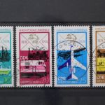 DDR, MiNr. 1984-1987, zentrisch gestempelt