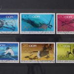 DDR, MiNr. 1753-1758, zentrisch gestempelt