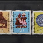 DDR, MiNr. 1521-1523, zentrisch gestempelt