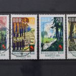 DDR, MiNr. 1462-1465, zentrisch gestempelt