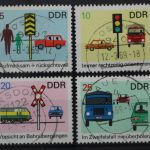 DDR, MiNr. 1444-1447, zentrisch gestempelt