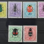 DDR, MiNr. 1411-1416, zentrisch gestempelt