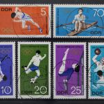 DDR, MiNr. 1404-1409, zentrisch gestempelt