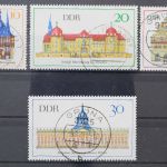 DDR, MiNr. 1379-1382, zentrisch gestempelt