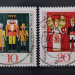 DDR, MiNr. 1333-1334, zentrisch gestempelt