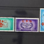 DDR, MiNr. 1207-1209 zentrisch Aue, gestempelt