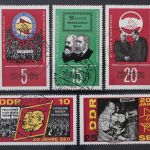 DDR, MiNr. 1173-1177, zentrisch gestempelt