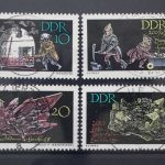 DDR, MiNr. 1142-1145, zentrisch gestempelt