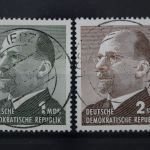 DDR, MiNr. 1087-1088 zentrisch Lössnitz, gestempelt