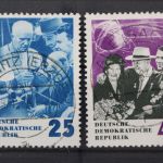 DDR, MiNr. 1020-1021, zentrisch gestempelt