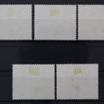 DDR, MiNr. 1004-1008, zentrisch gestempelt