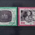 DDR, MiNr. 923-924, zentrisch gestempelt