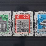 DDR, MiNr. 913-915, zentrisch gestempelt