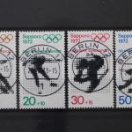 Deutschland (BRD), MiNr. 684-687 zentrisch Berlin 12, gestempelt
