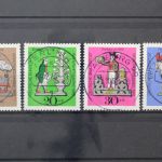 Deutschland (BRD), MiNr. 604-608, zentrisch gestempelt