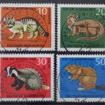 Deutschland (BRD), MiNr. 549-552 zentrisch Oberhausen, gestempelt