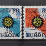 Deutschland (BRD), MiNr. 533-534 zentrisch Kassel, gestempelt