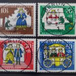 Deutschland (BRD), MiNr. 523-526, zentrisch gestempelt