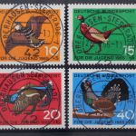 Deutschland (BRD), MiNr. 464-467, zentrisch gestempelt