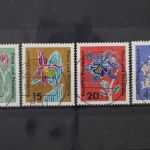 Deutschland (BRD), MiNr. 392-395, zentrisch gestempelt