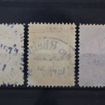 Deutsches Reich, MiNr. I-III, gestempelt