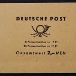 DDR Markenheftchen, MiNr. 4 b, postfrisch