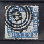 Holstein und Lauenburg, MiNr. 7, gestempelt, BPP Signatur