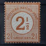 Deutsches Reich, MiNr. 29, Falz