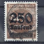 Deutsches Reich, MiNr. 294, gestempelt, geprüft Infla