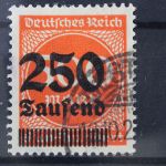 Deutsches Reich, MiNr. 296, gestempelt, geprüft Infla