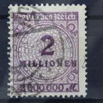 Deutsches Reich, MiNr. 315, gestempelt, geprüft Infla