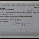 Deutsches Reich, MiNr. 6, ungebraucht, BPP Fotobefund
