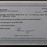 Deutsches Reich, MiNr. 19, ungebraucht, BPP Fotobefund