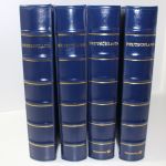 Deutsche Post Deutschland-Plus, 4 blaue Ringbinder mit Einschränkungen