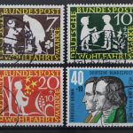 Deutschland (BRD), MiNr. 322-325, gestempelt