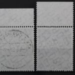 Deutschland (BRD), MiNr. 320-321 Oberrand, zentrisch gestempelt