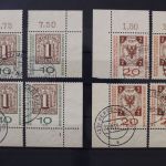 Deutschland (BRD), MiNr. 310-311 b alle 8 Ecken, FN 1, gestempelt
