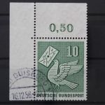 Deutschland (BRD), MiNr. 247 Ecke links oben, gestempelt