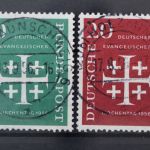 Deutschland (BRD), MiNr. 235-236 zentrisch gestempelt