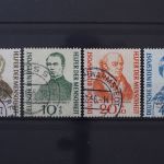 Deutschland (BRD), MiNr. 222-225 zentrisch gestempelt